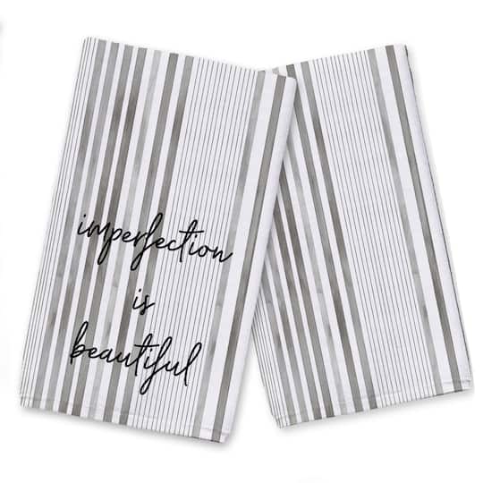 Stripes Watercolor Tea Towel Set